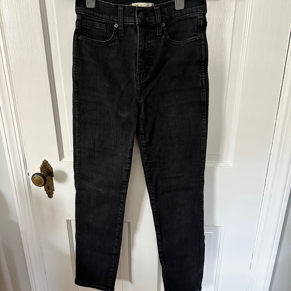 Madewell Women's Stovepipe Black Jeans - Picture 3 of 6